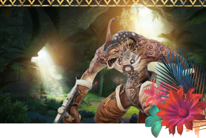 Picture of a jungle attack