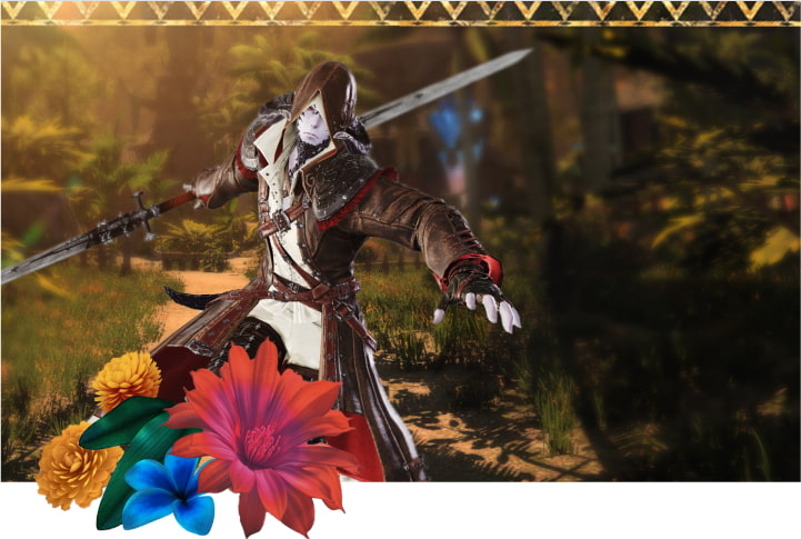 Picture of a swordfight in training